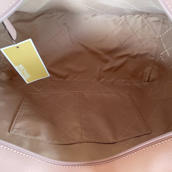 Michael Kors Gilly L Drawstring Tote Bag MK Pink - Picture 10 of 10